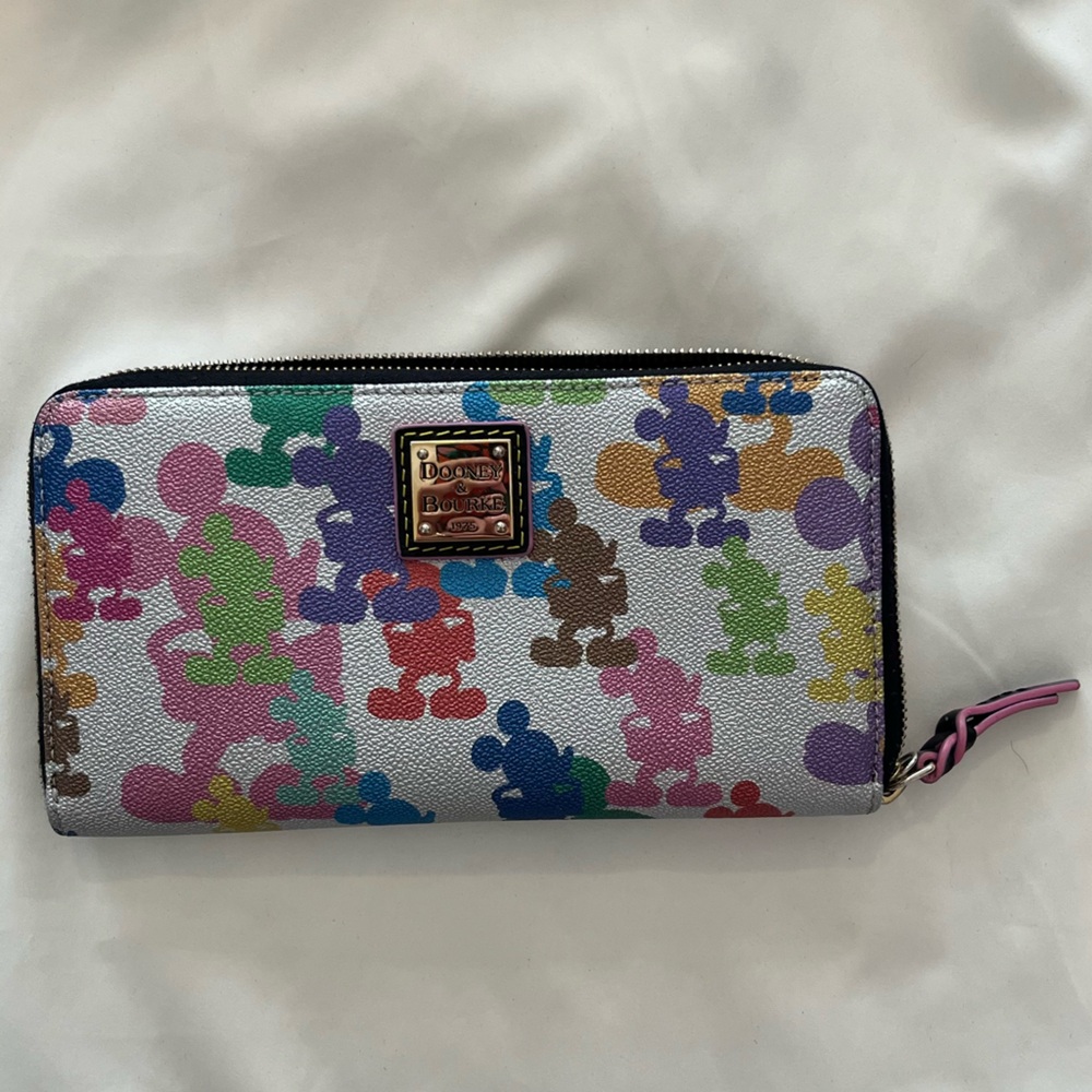 Dooney & Bourke Mickey Mouse Multi Colored Wallet